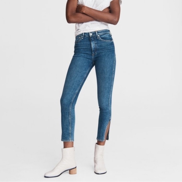 rag & bone Nina High-Rise Skinny Jeans -‎ Bridle Trail - Picture 1 of 12